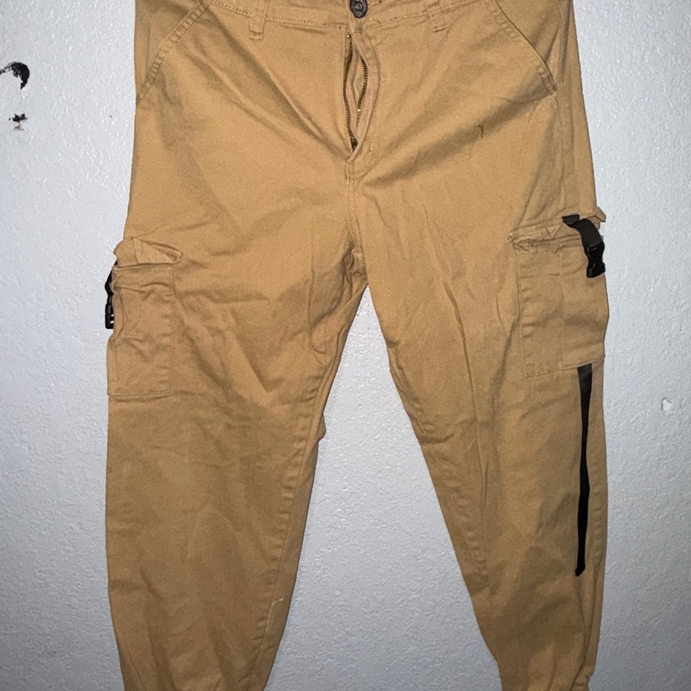 Men's Tan Cargo Pants